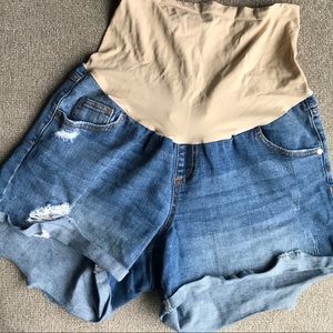 Indigo Blue 🤰Maternity Shorts